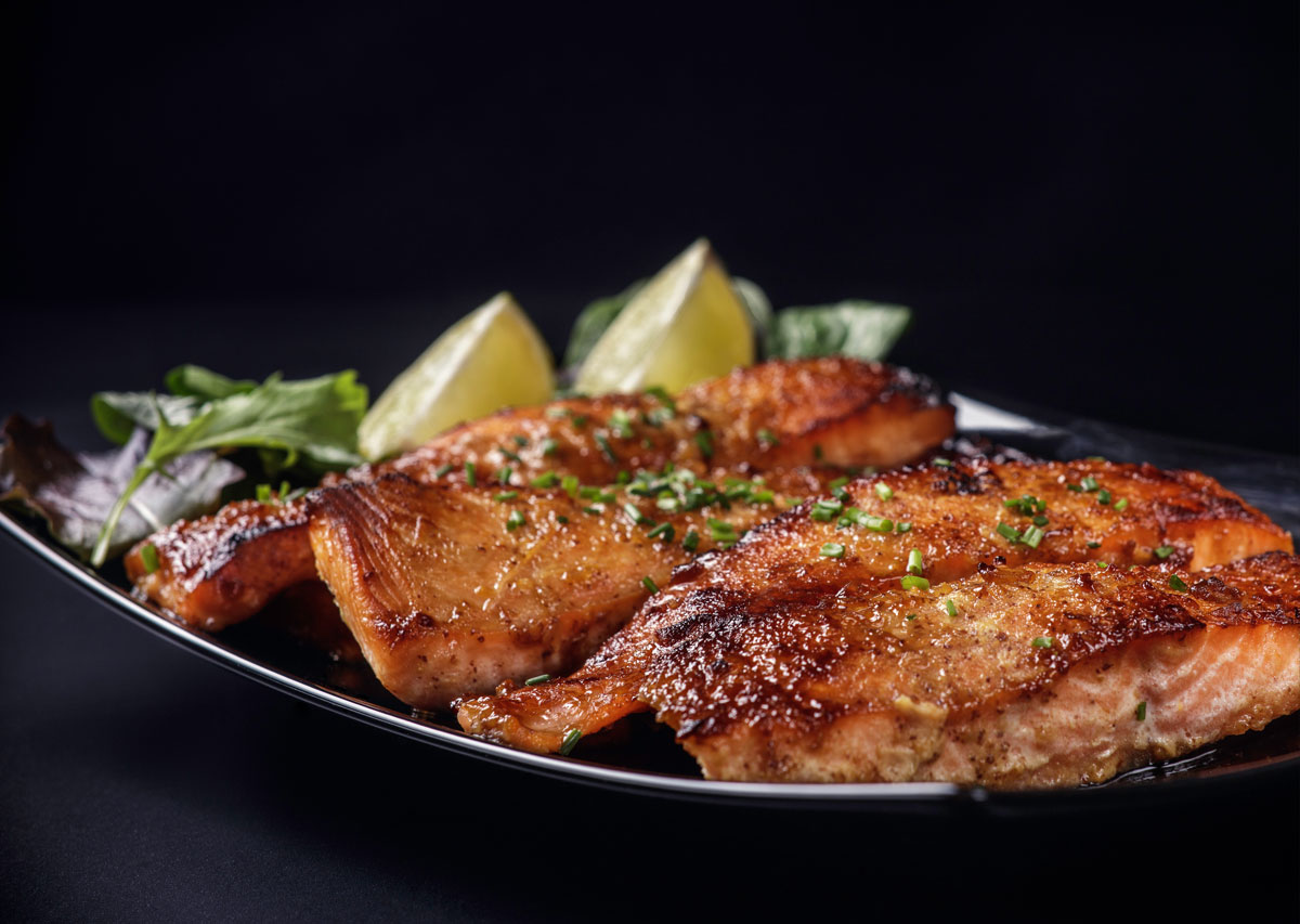 Salmon on george foreman grill clearance
